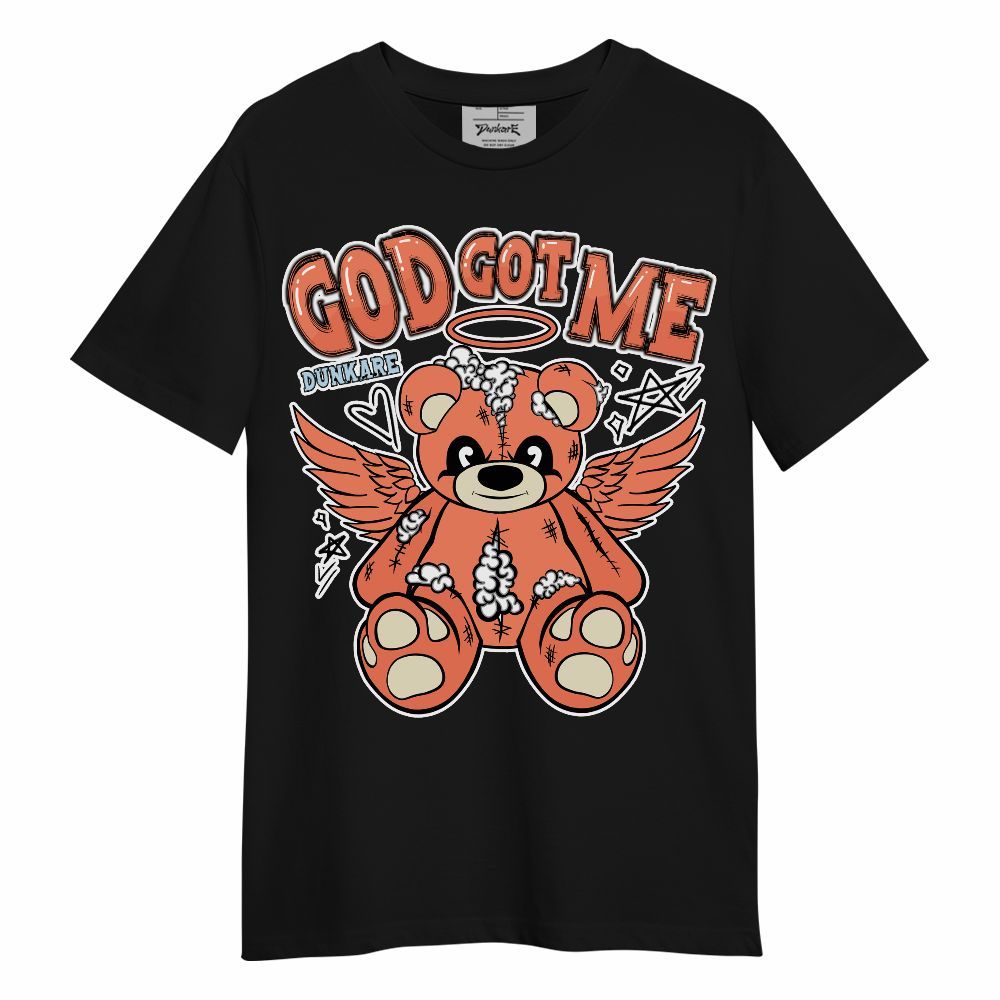Shirt To Match DJ Khaled Crimson Bliss 5s - Gods Guides Me Bear Unisex Shirt