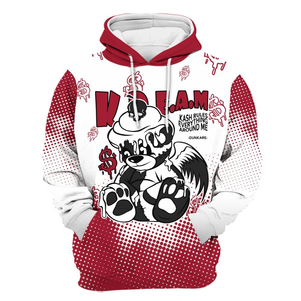 Hoodie To Match High OG Black Toe Reimagined 1s - Loot Bear Unique Drip All Over Print