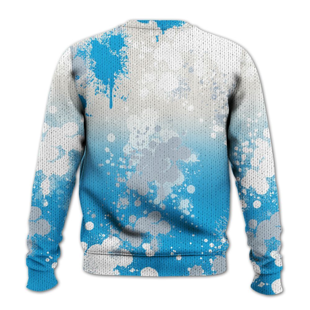Sweater To Match University Blue Low 2026 11s - Trust No One Scary Graphic