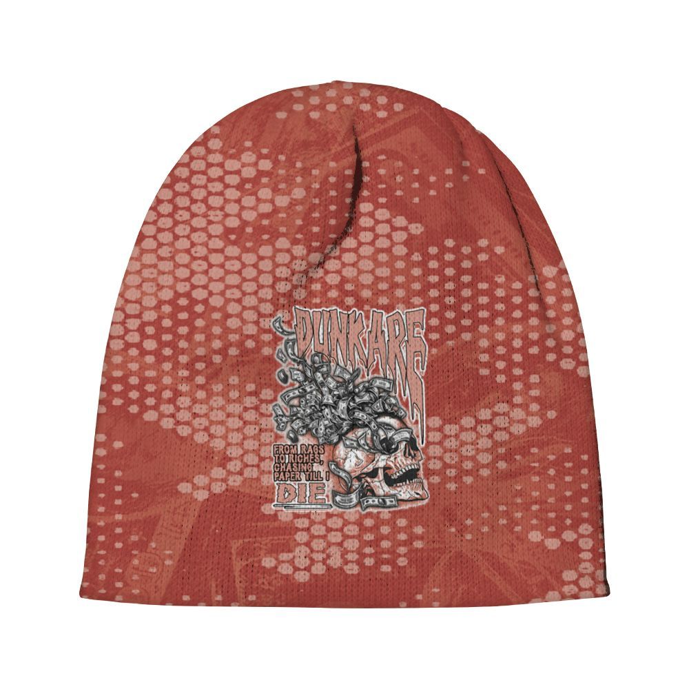 Beanie Hat To Match Dune Red 13s - From Rags To Riches Graphic