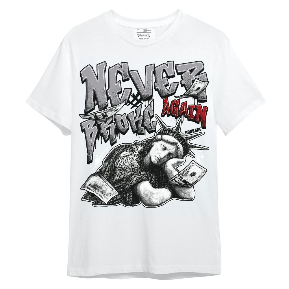 Shirt To Match Cement Grey 3s - Never Broke Again Graffiti Unisex Shirt