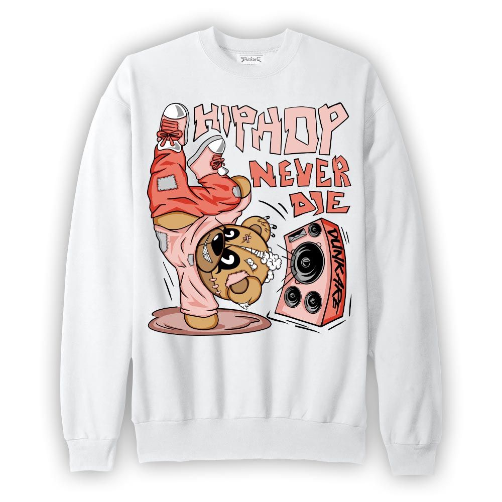 Sweatshirt To match Legend Pink 11s Sweatshirt - Hiphop Bear Graphic