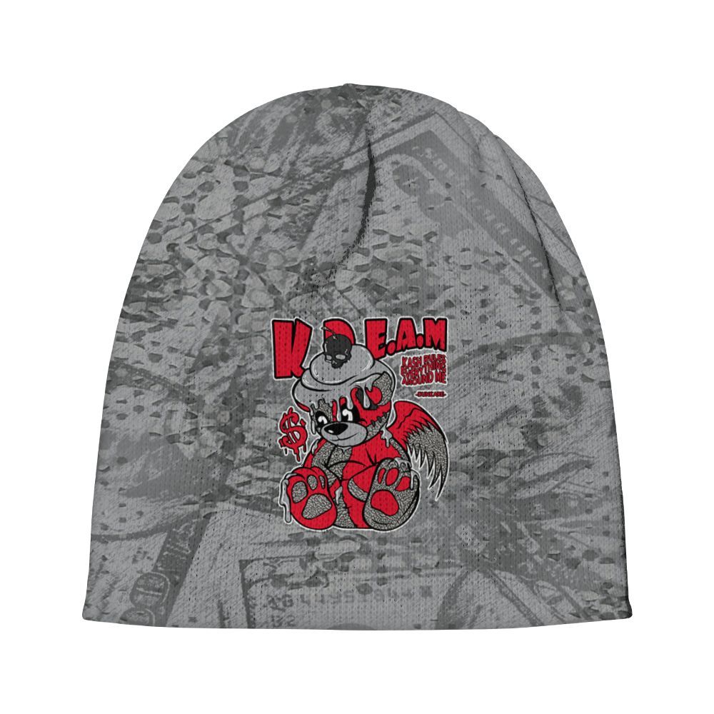 Beanie Hat To Match Black Cement 3s - Loot Bear Graphic