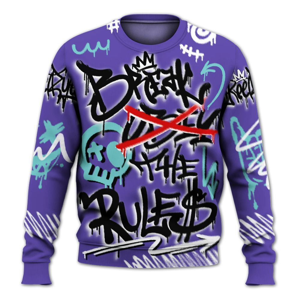Sweatshirt To Match Low Hornets 1s - Break Rules Streetwear All Over Print