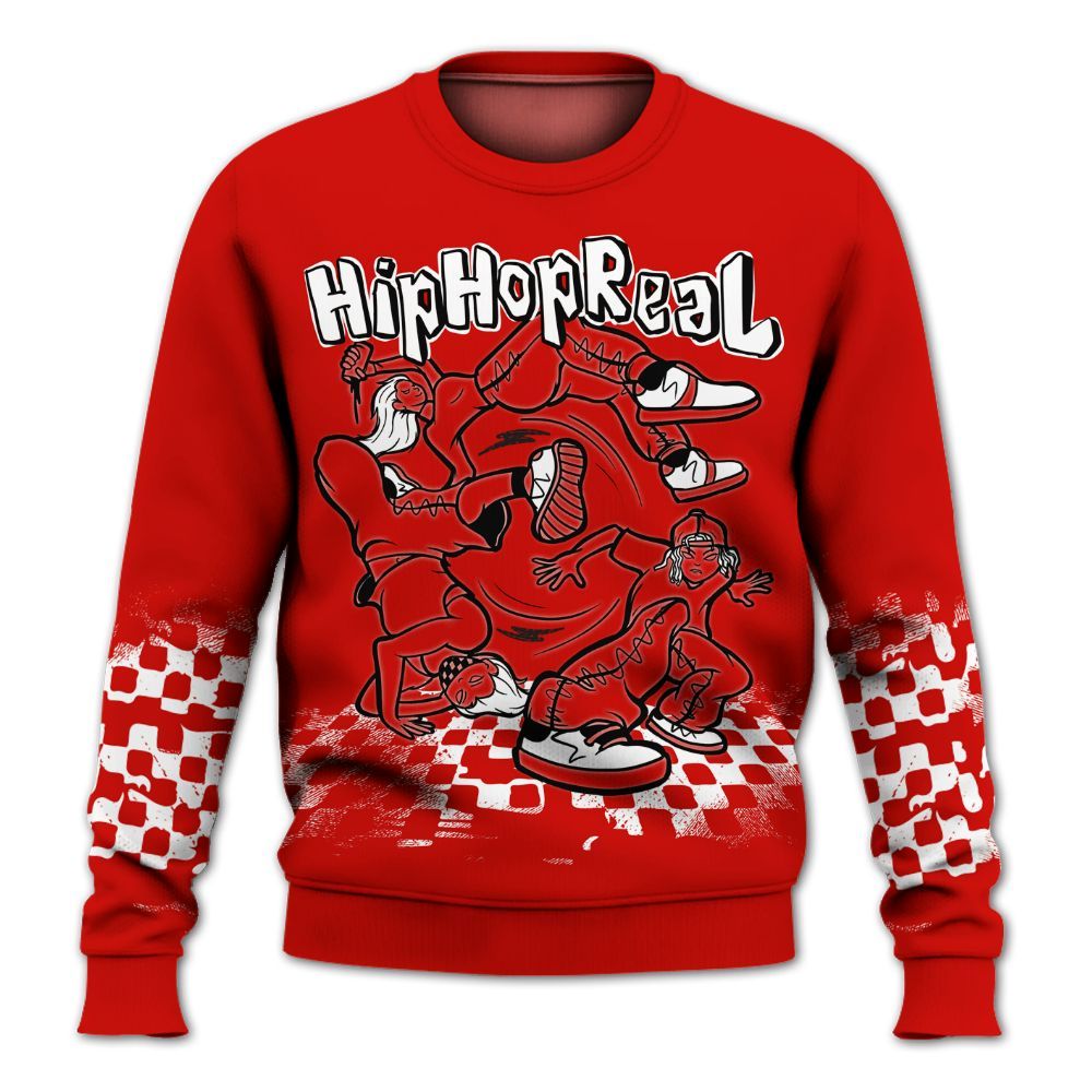 Sweatshirt To Match Fire Red 6s - Feel Life Street Style All Over Print