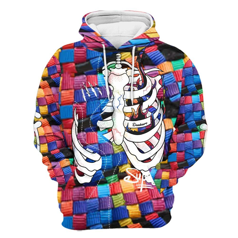 Hoodie To Match Air Rainbow Weave - It's The Kick For Me All Over Print