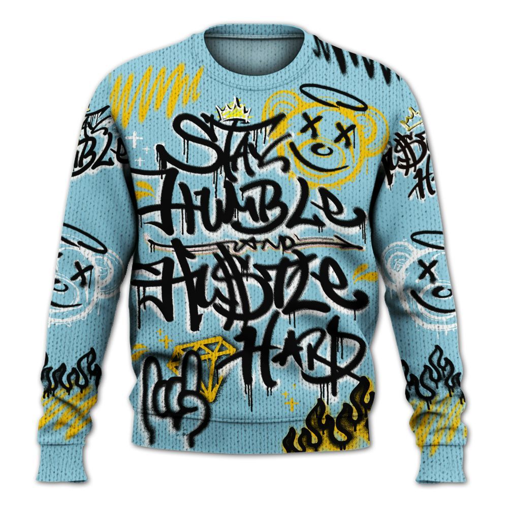 Knitted Sweater To Match Dunk High Homer Simpson - Humble Drip Streetwear Graffity