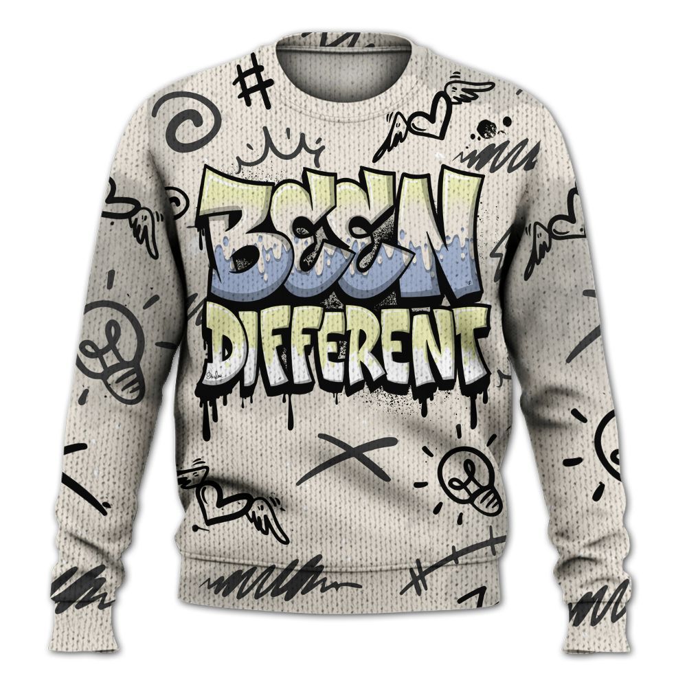 Sweater To Match Luminous Green 5s - Drip Been Di2ferent Graphic