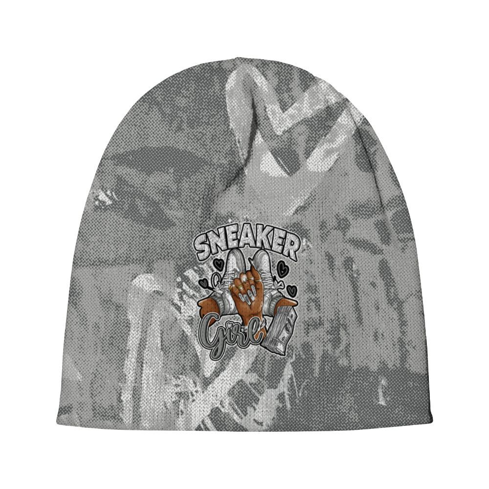 Beanie Hat To Match Retro Wet Cement 4s - Sneakerz Girlz Heart Grunge Graphic