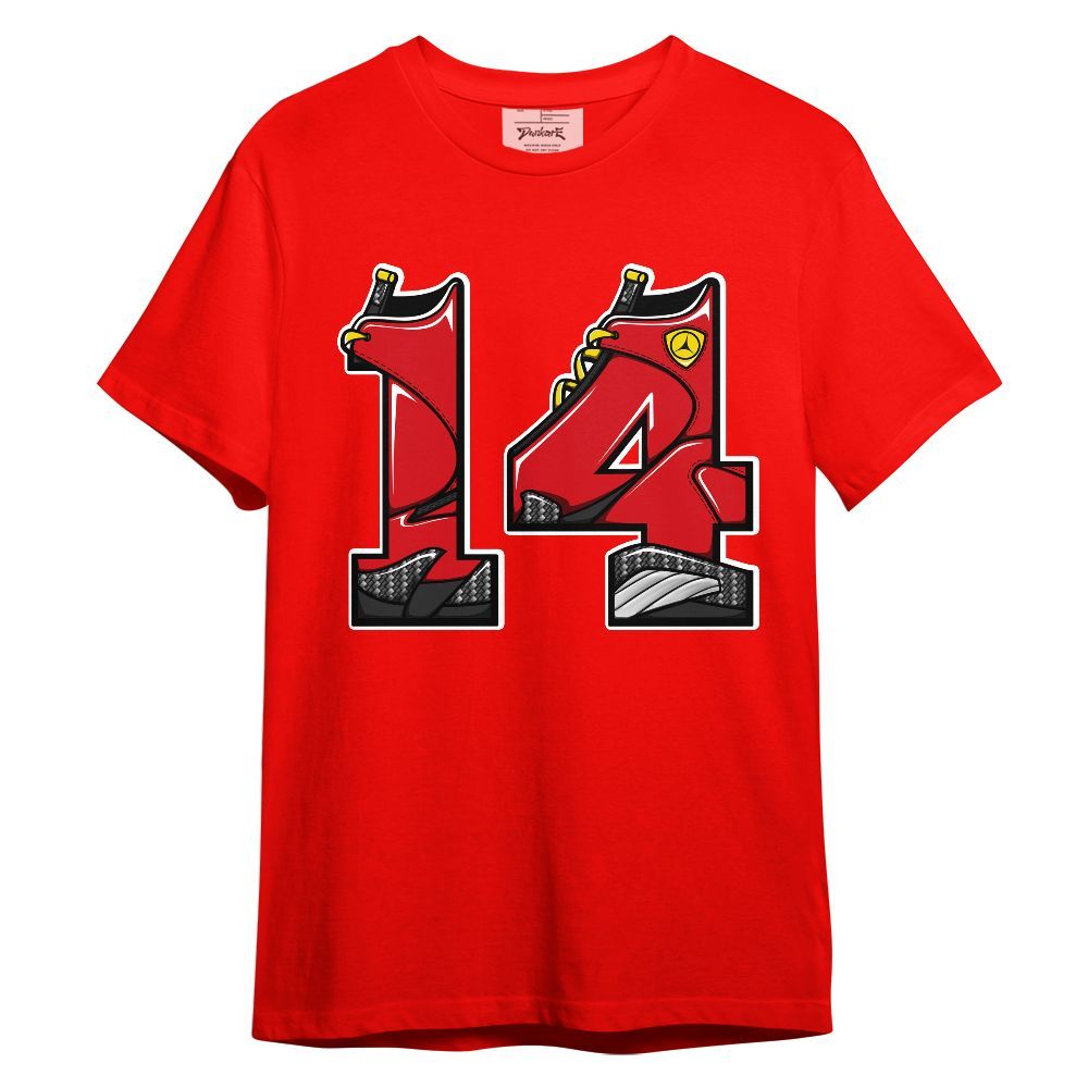 Shirt To Match Ferrari 14s - Number 14 Style 14s Graphic