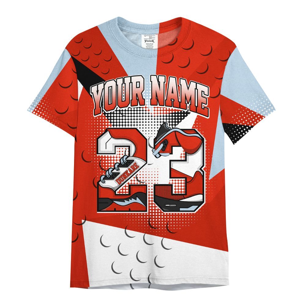 Shirt To Match Retro Cherry 11s - Poly Custom Name Number 23 5s All Over Print