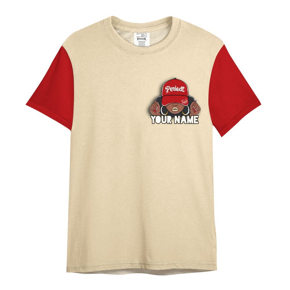 Shirt To Match Dunk Low Strawberry Waffle Varsity Jacket, Custom Name Black Girl All Over Print