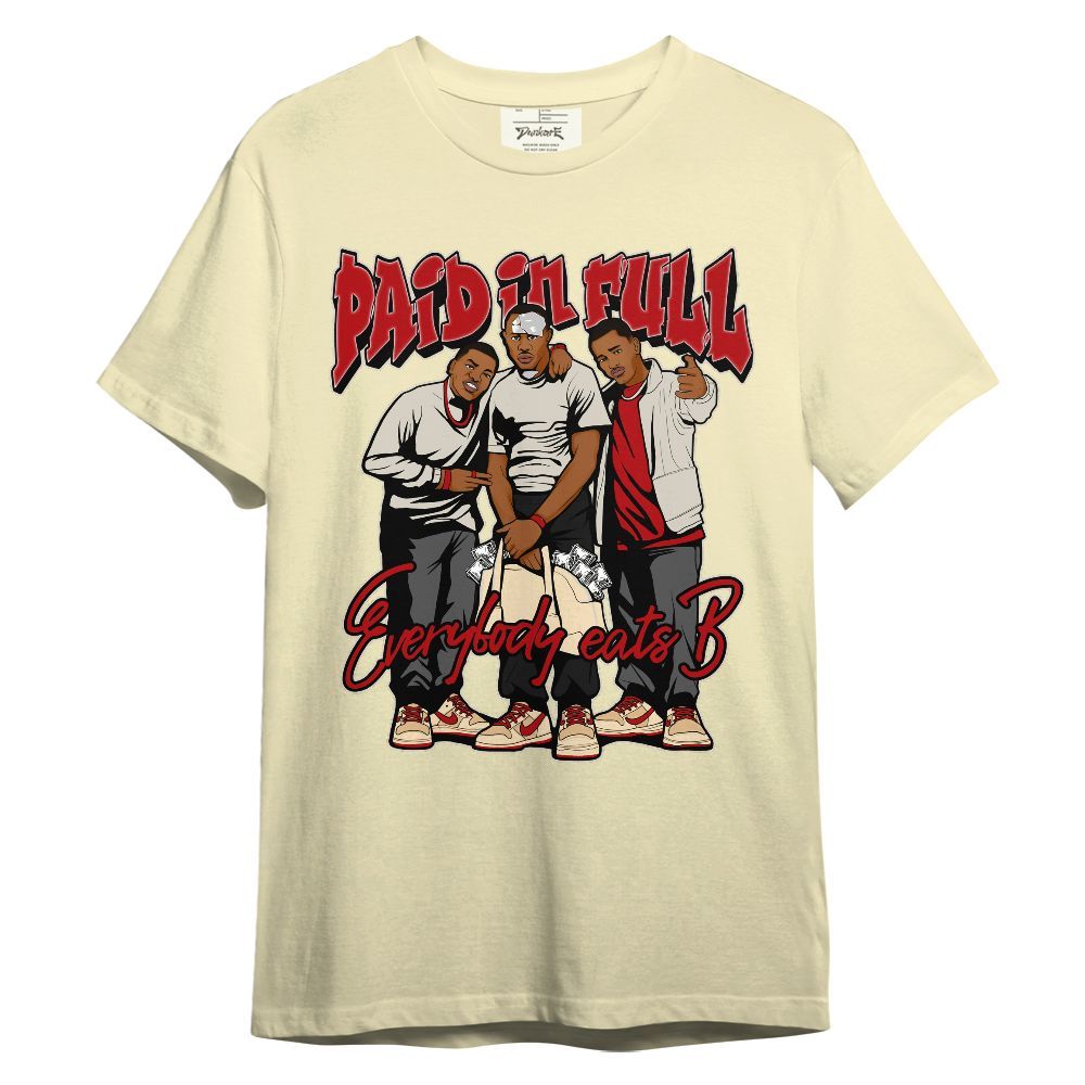 Shirt To Match Dunk Low Strawberry Waffle - Paid In Full Money