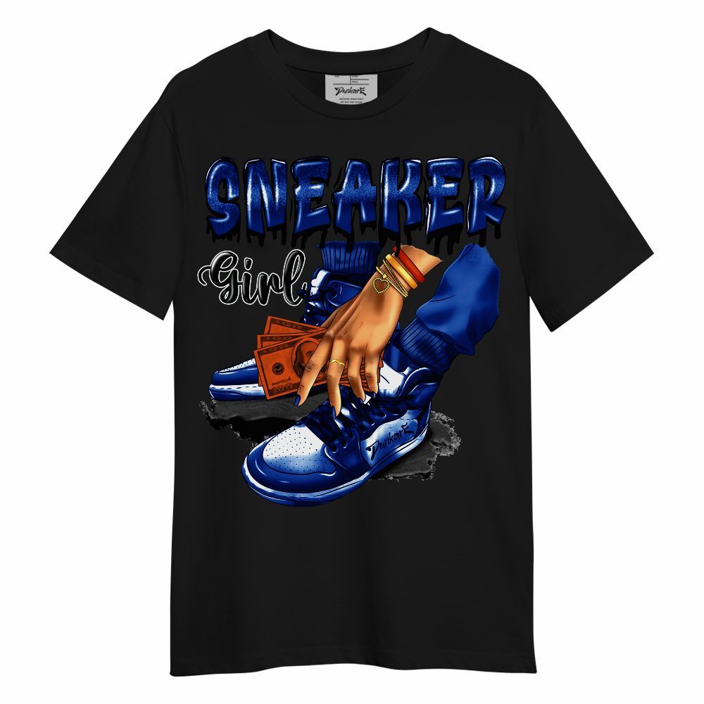 Shirt To Match Mid Knicks 1s - SNEAKER Girl Money Drip Unisex Shirt