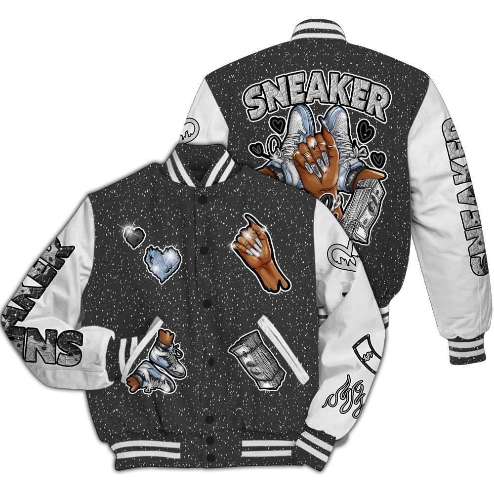 Varsity Jacket To Match Reverse Oreo 6s - Sneakerz Girlz All Over Print