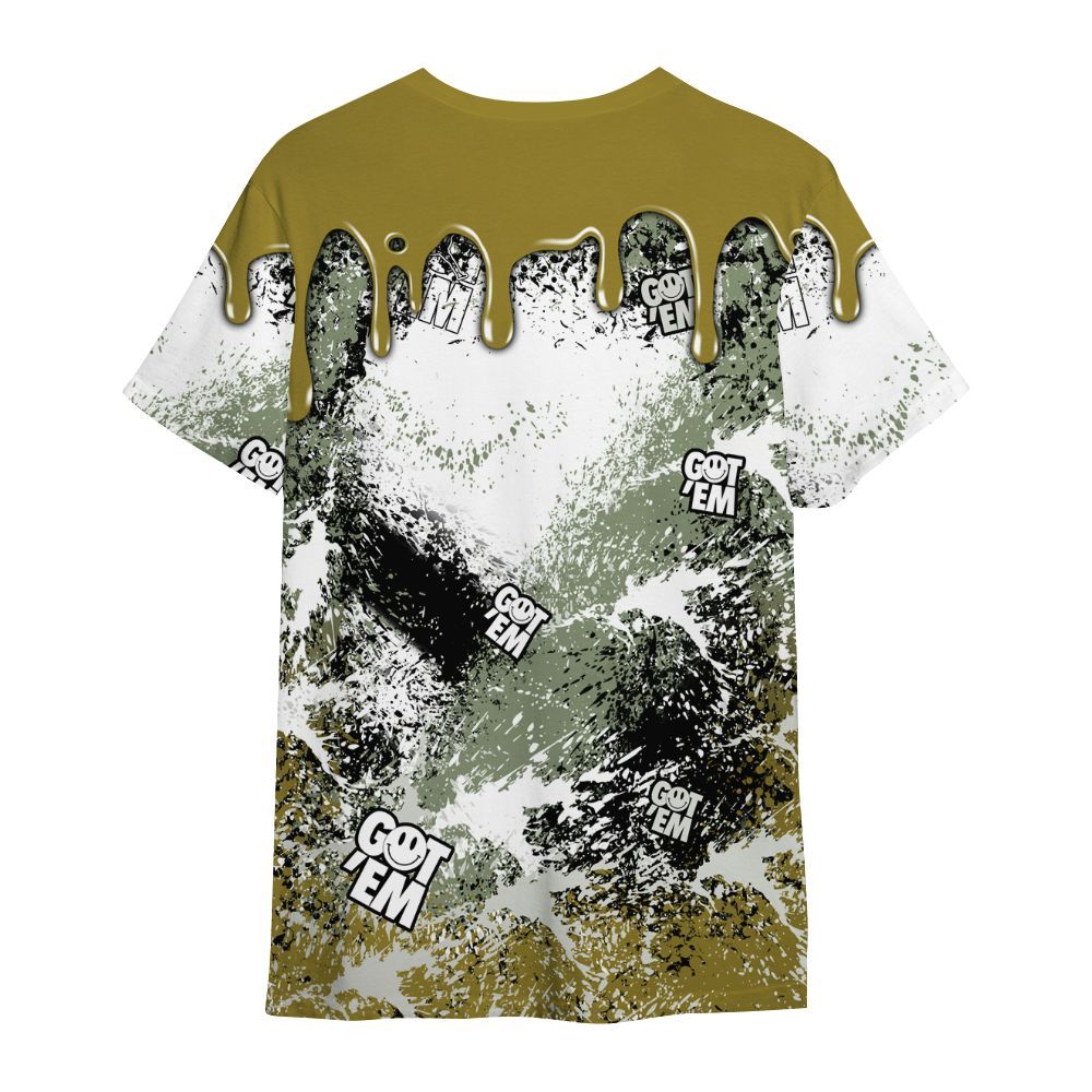 Shirt To Match Air Flightposite Metallic Gold - Dripping 23 Drip All Over Print
