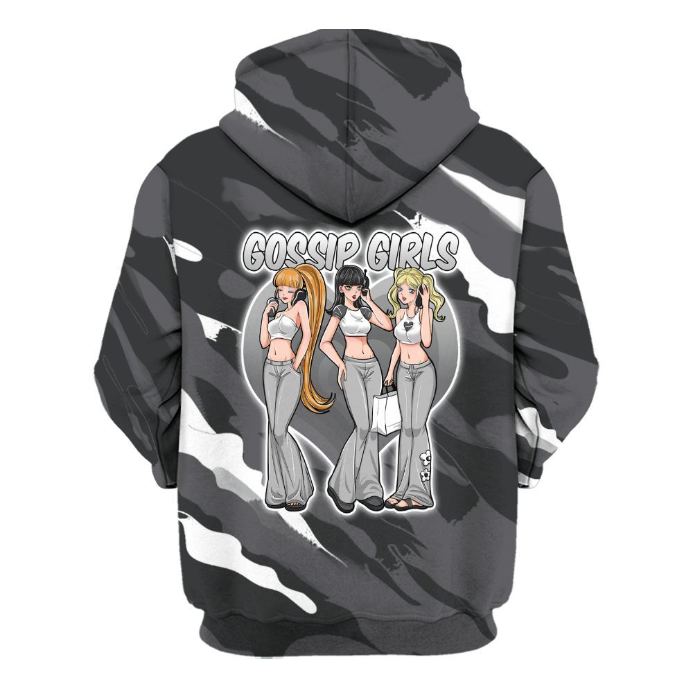 Hoodie To Match White Thunder 4s - Gossip'Girls All Over Print