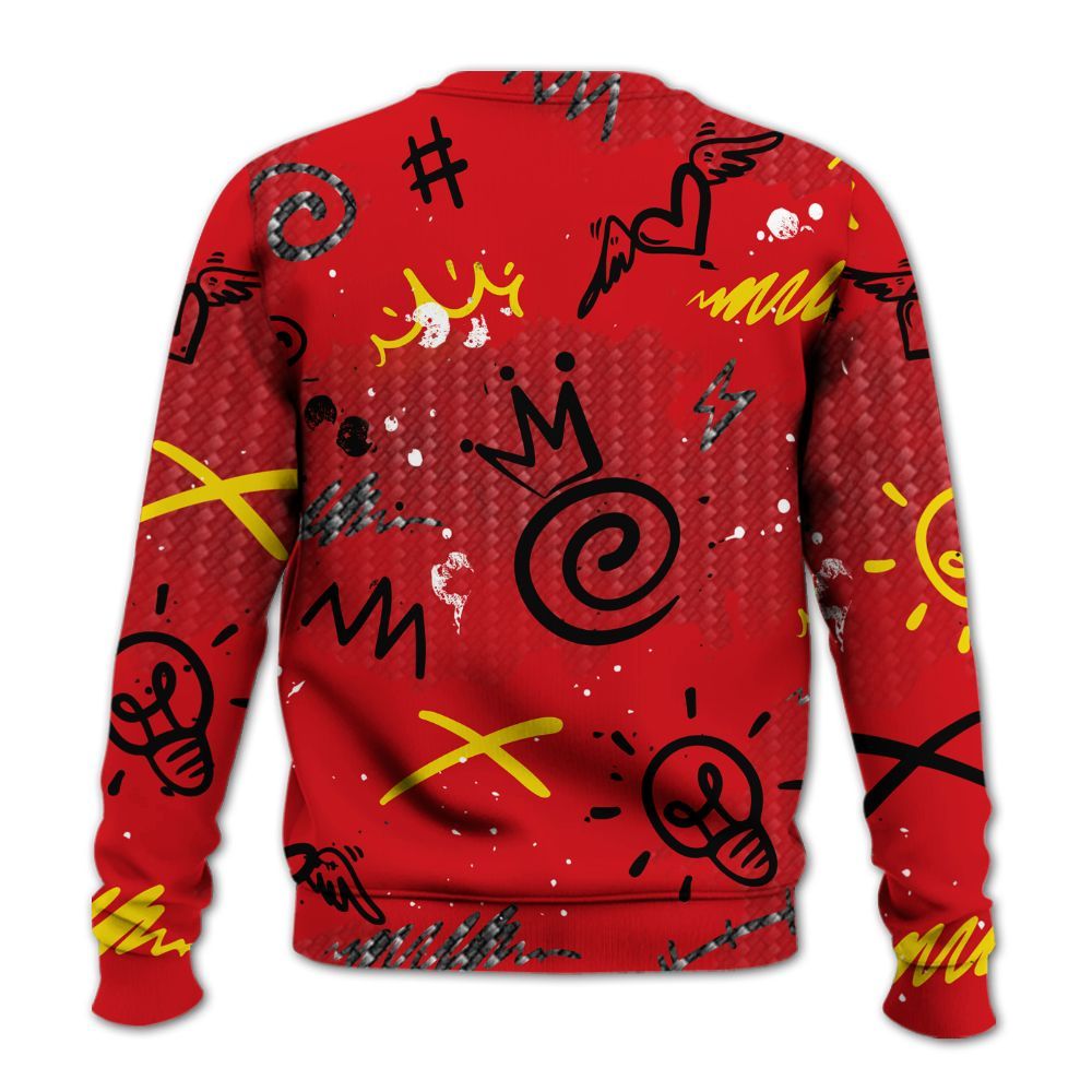 Sweatshirt To Match Ferrari 14s - Drip Been Di2ferent All Over Print