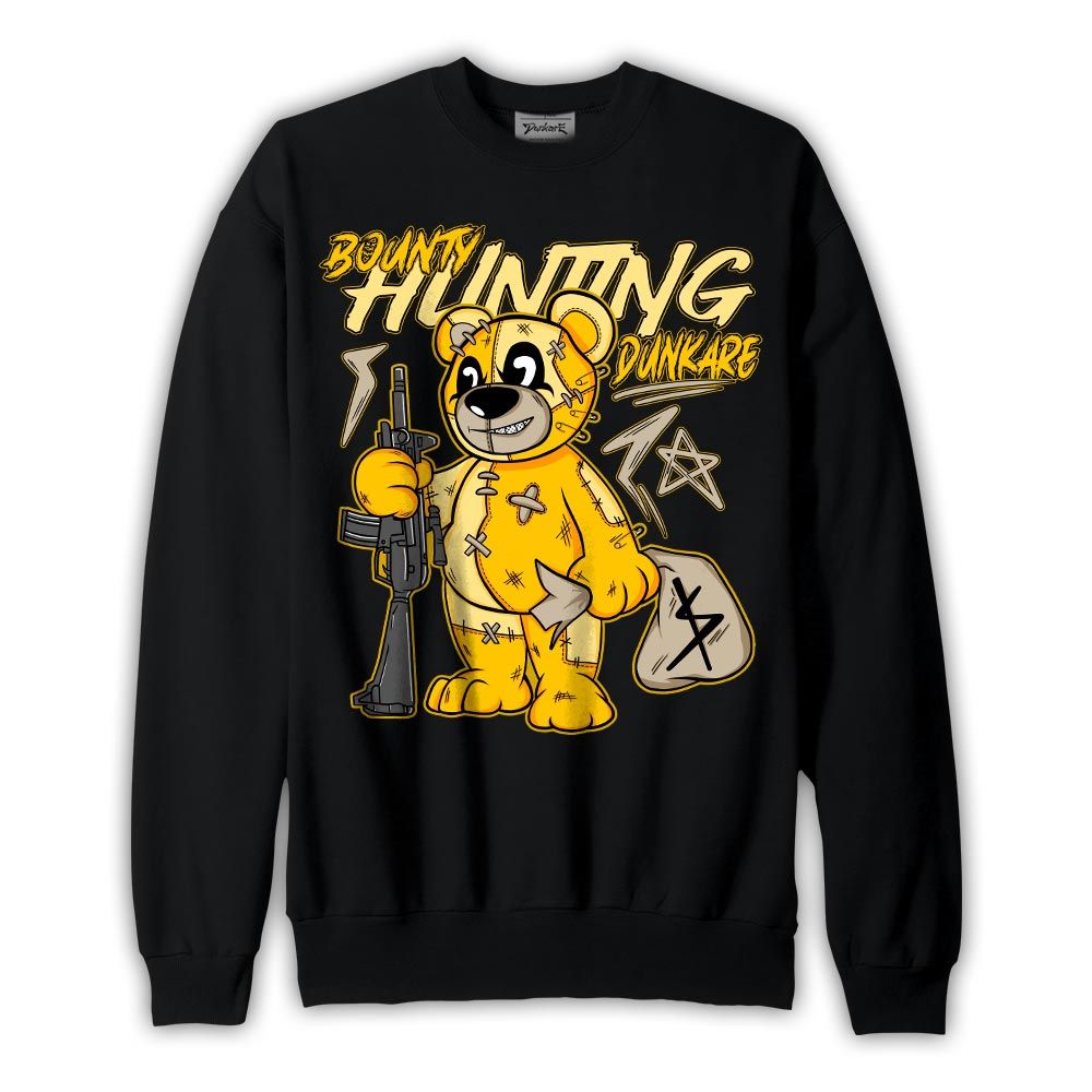 Sweatshirt To match Vivid Sulfur 4s Sweatshirt - Bounty Hunting Bear Graphic 1605 NCMD