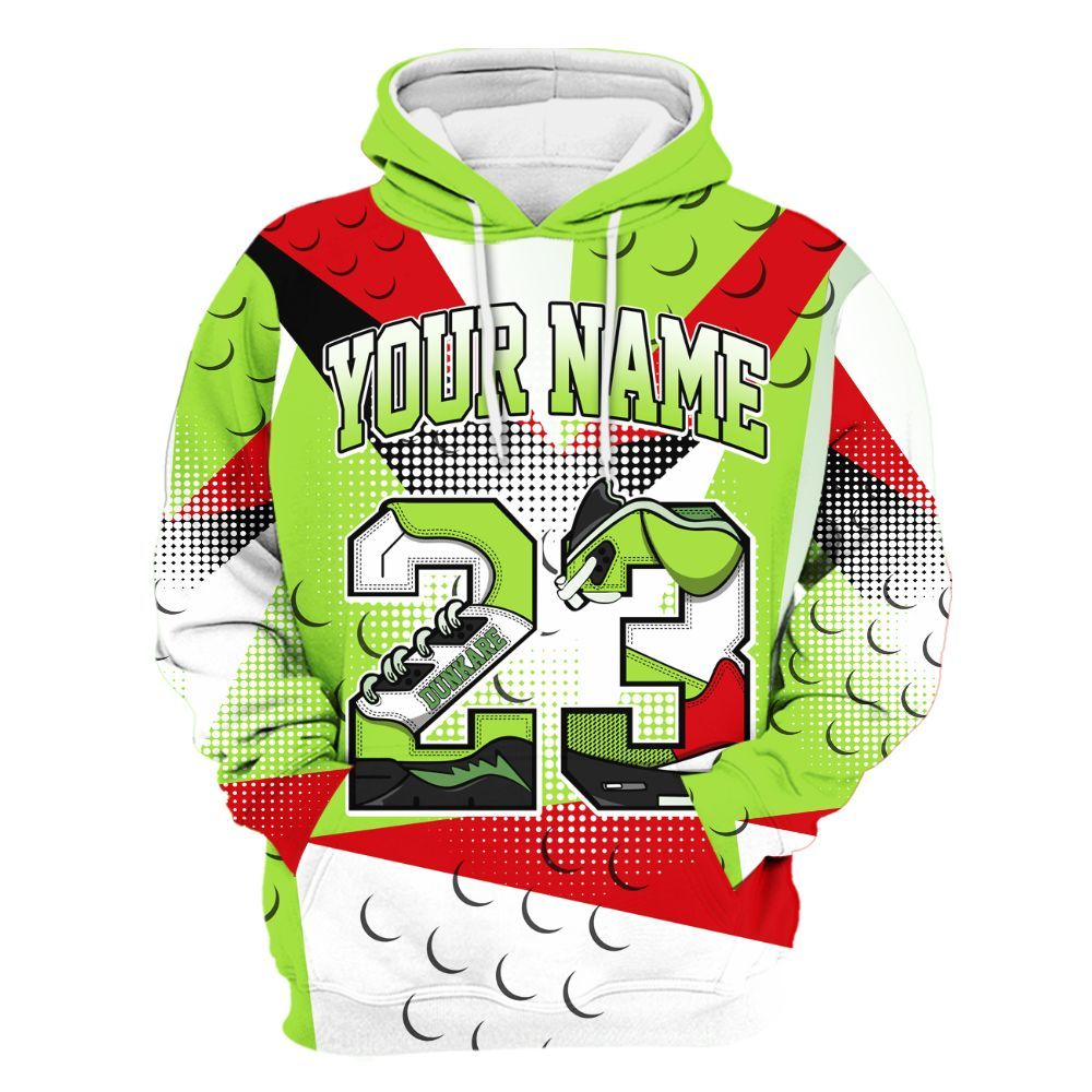Hoodie To Match Kobe 6 SE Grinch - Poly Custom Name Number 23 5s All Over Print
