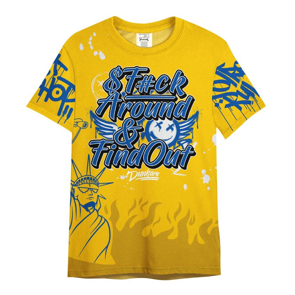 Shirt To Match High Laney 1s - Graphic Fck Around Find Out All Over Print