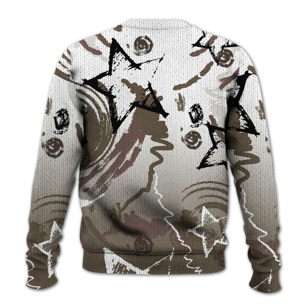 Sweater To Match AMM Dark Mocha 4s - Grind Shine Later Drip Graphic