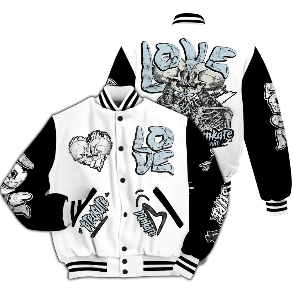 Varsity Jacket To Match Kobe 9 Protro Halo - Skull Bear All Over Print