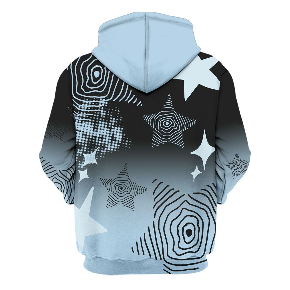 Hoodie To Match Foamposite One Psychic Blue - Sneakerz Girlz Unique Starz All Over Print