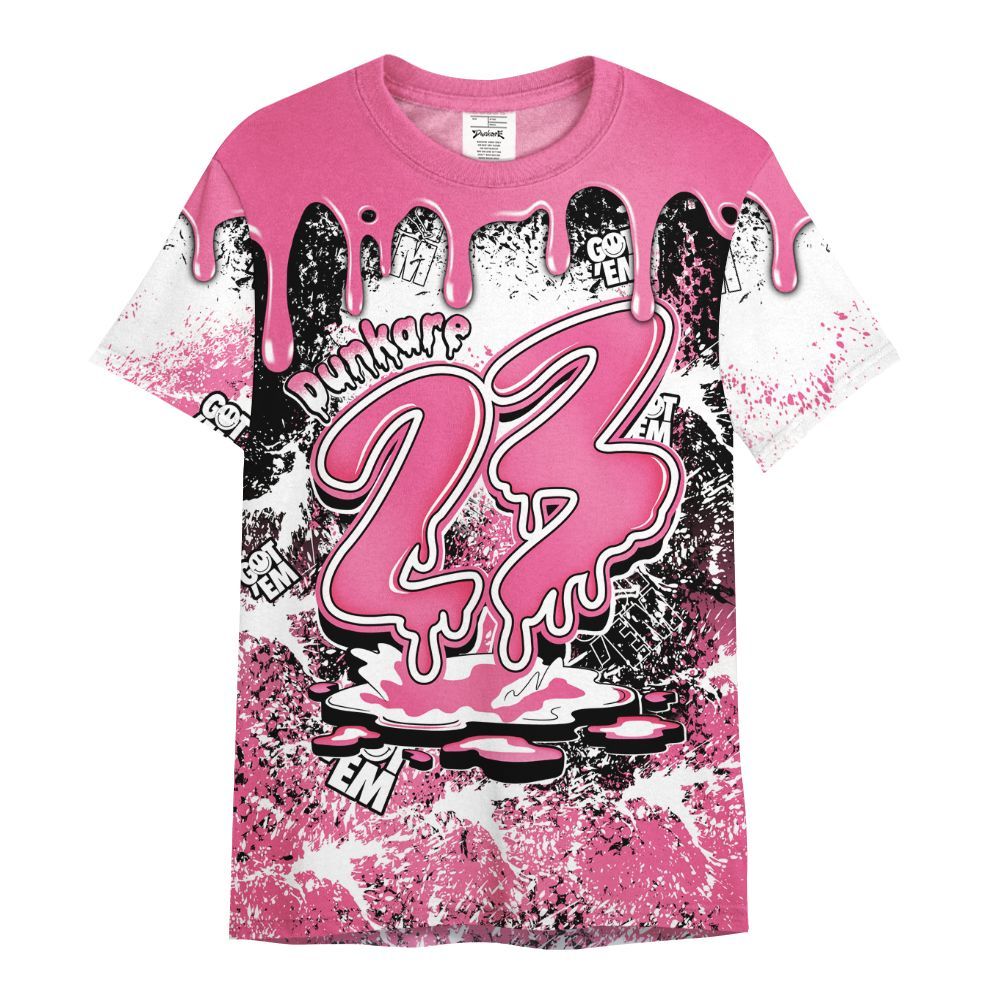Shirt To Match Air Max SNDR Hyper Pink - Dripping 23 Drip All Over Print