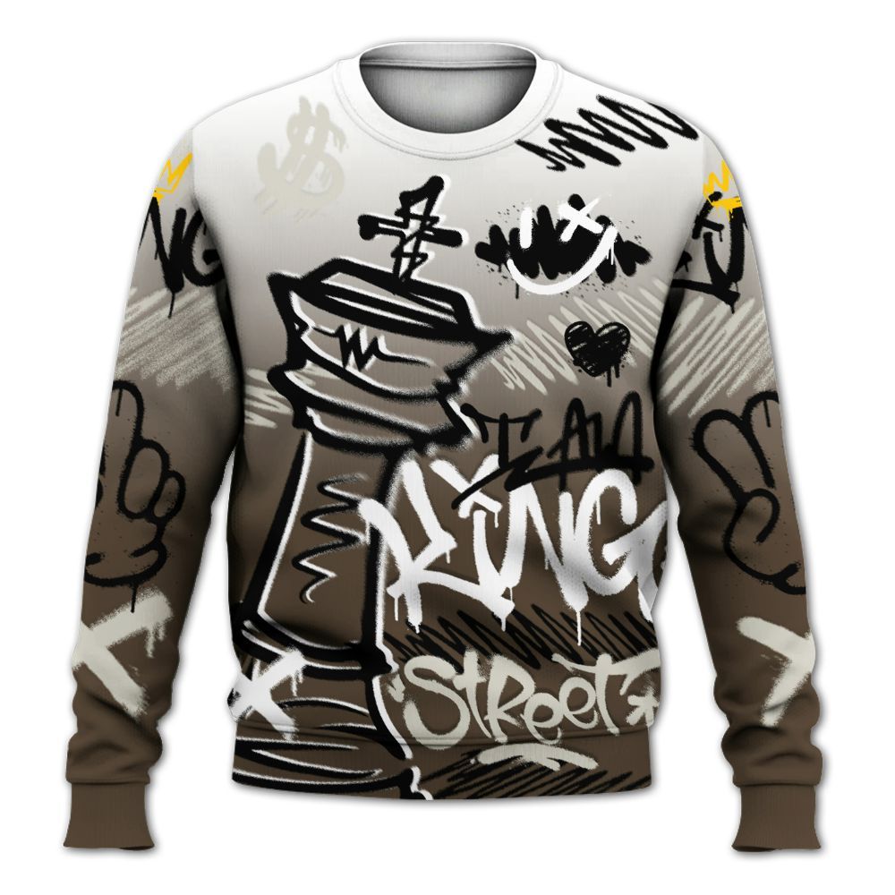 Sweatshirt To Match Palomino 1s - Street King Chess Streetwear All Over Print