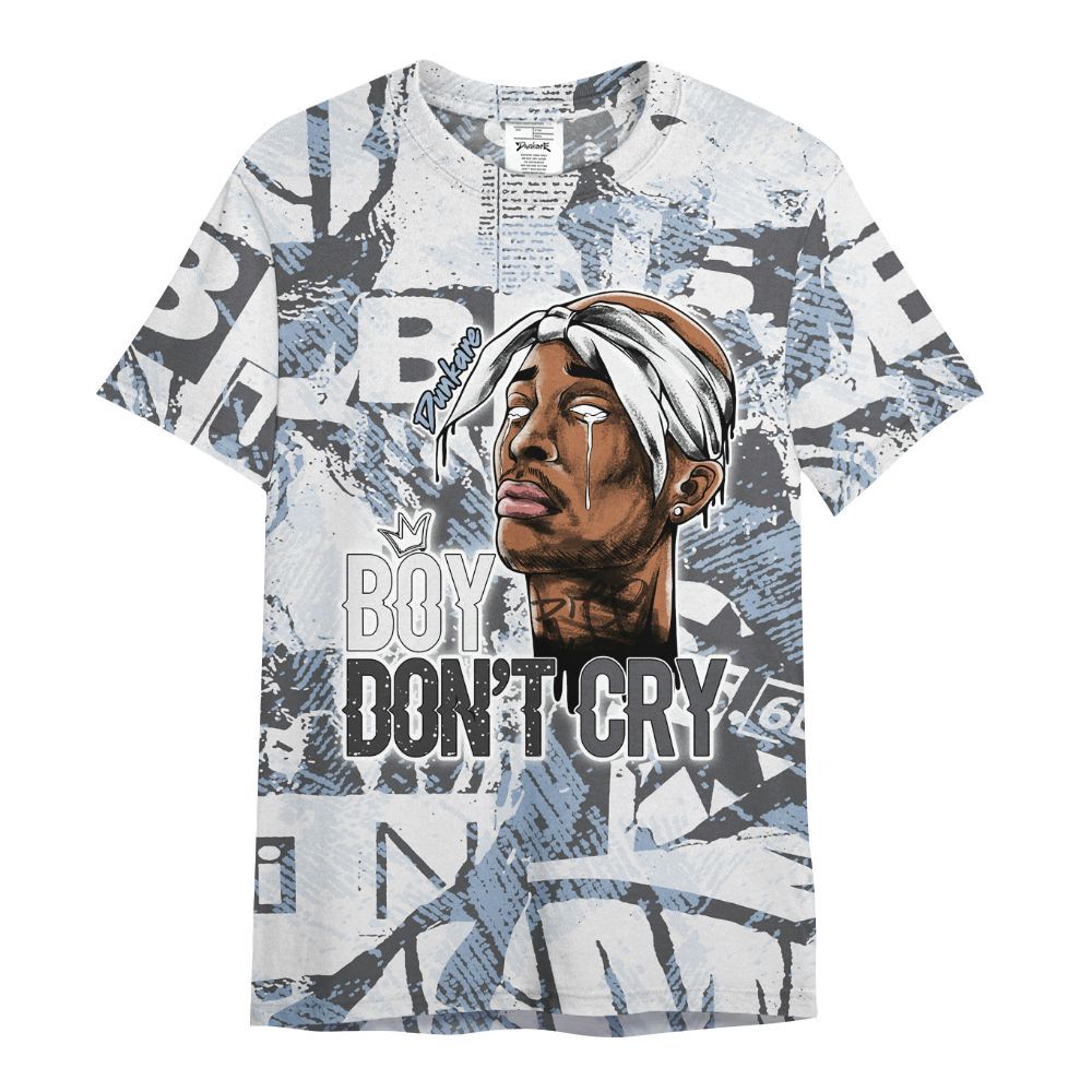 Shirt To Match Reverse Black White 6s - Boiz Ain't Cry Unique Abstract All Over Print