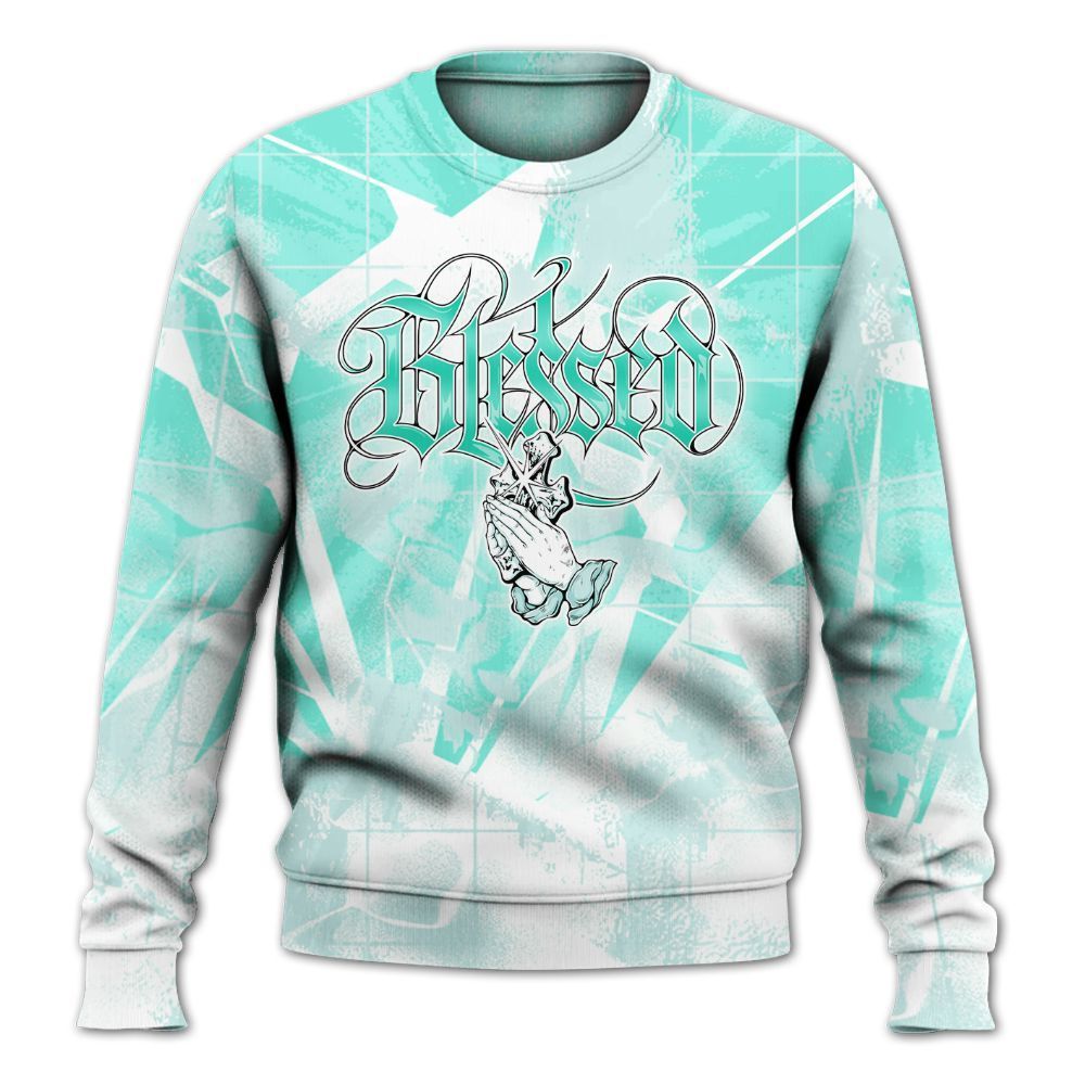 Sweatshirt To Match Retro Low Igloo 11s - God Blessed All Over Print