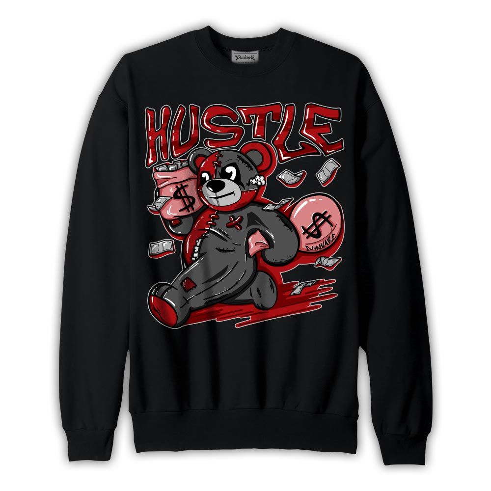 Sweatshirt To match Red Taxi 12s Sweatshirt - Hustles Bear Graphic