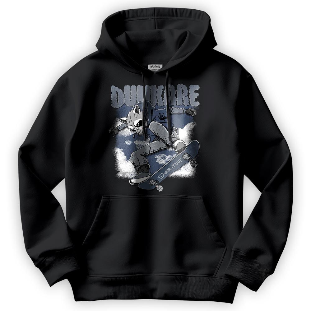Sweatshirt To Match Low Diffused Blue 11s Hoodie - Skateboard Raccoon Hoodie Unisex