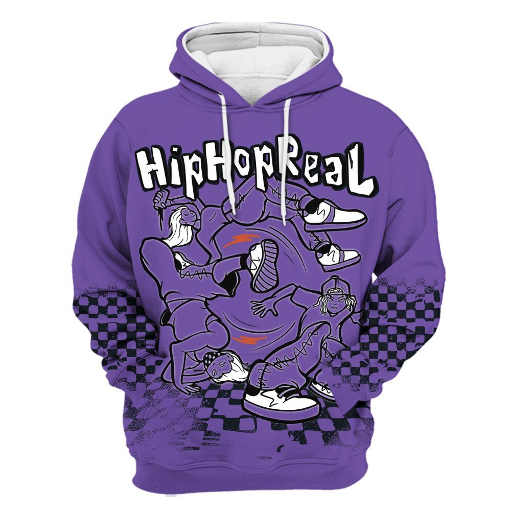 Hoodie To Match Canyon Purple 4s - Feel Life Street Style All Over Print