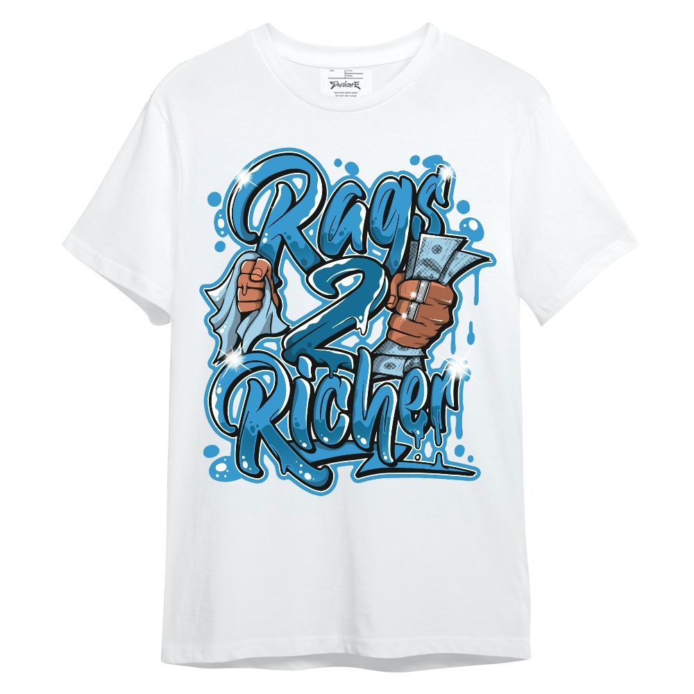 Shirt To Match Powder Blue 9s - Rag 2 Rich Graphic Unisex Shirt