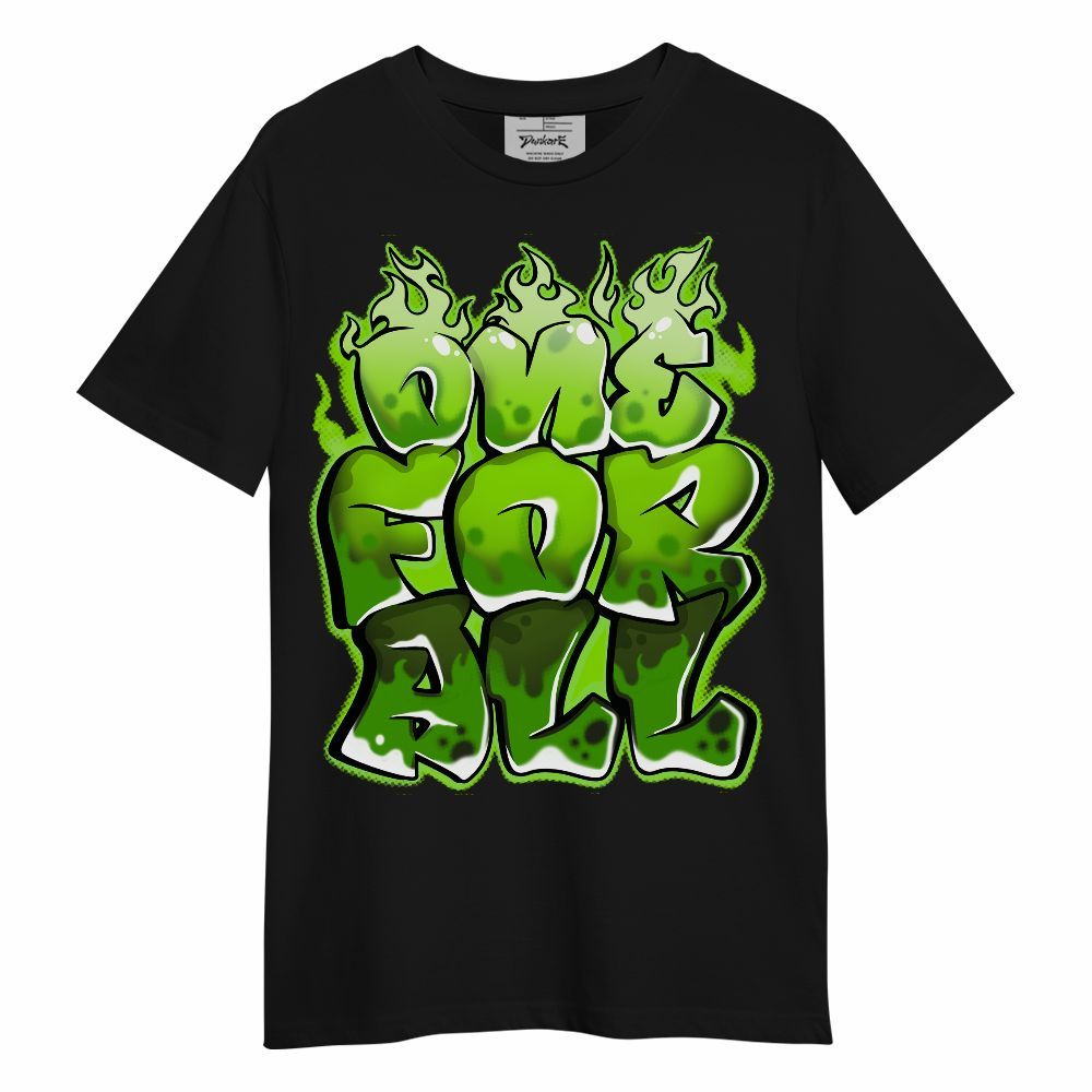 Shirt To Match Electric Green 6s - Ones For All Graphic Unisex Shirt