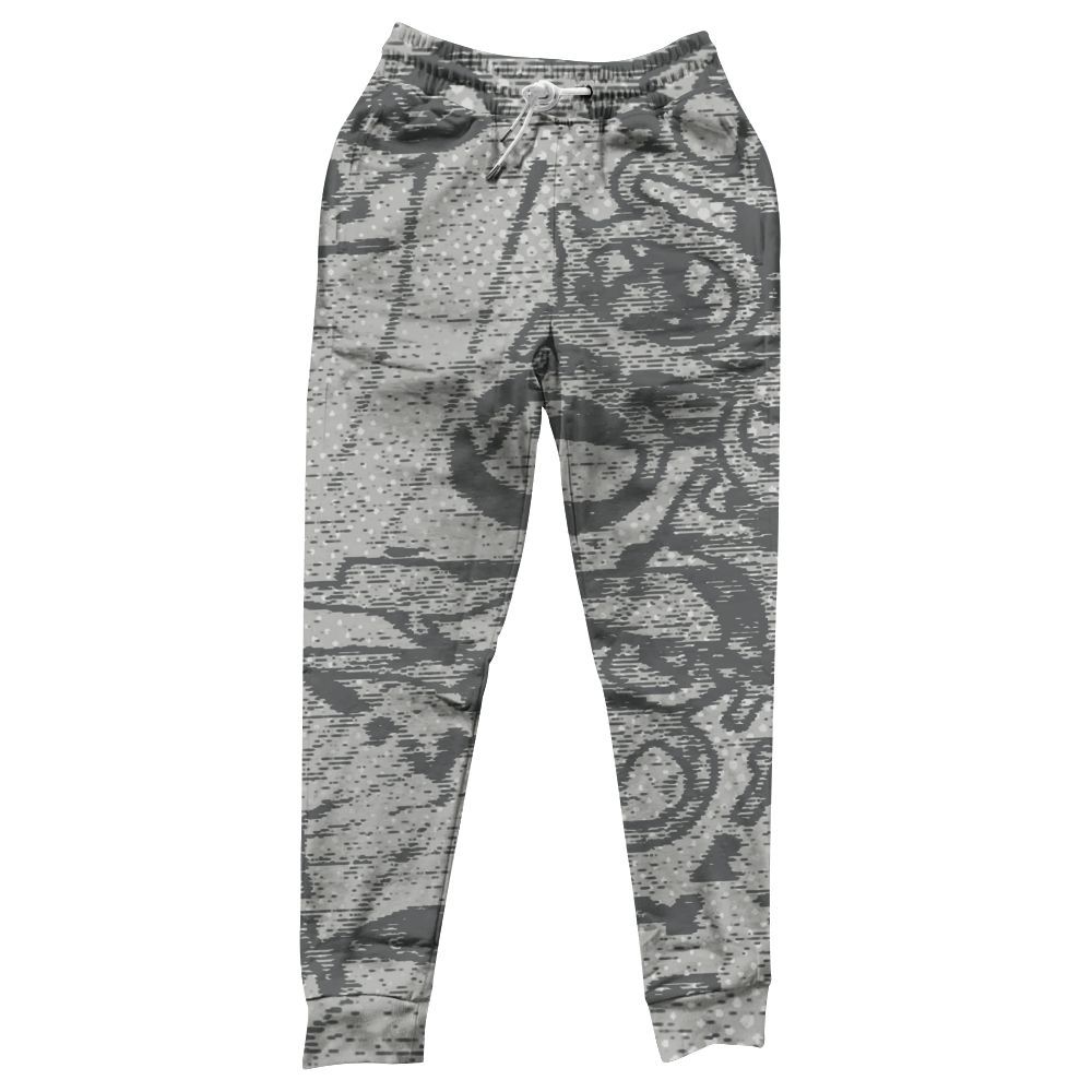Sweatpant To Match Retro Wet Cement 4s - Avant Garde Graphic All Over Print