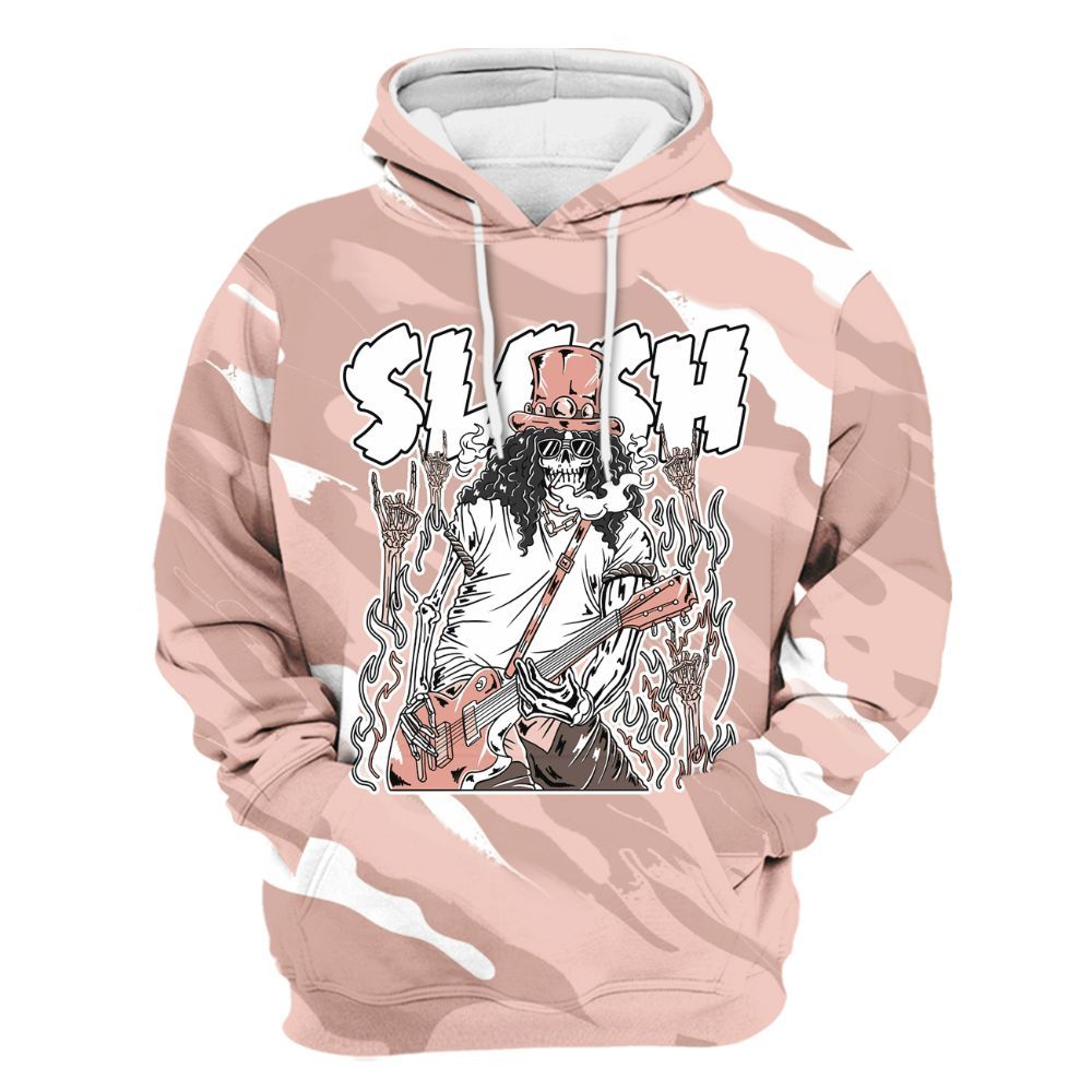 Hoodie To Match Low Legend Pink 11s - Slash Skeleton Colored All Over Print