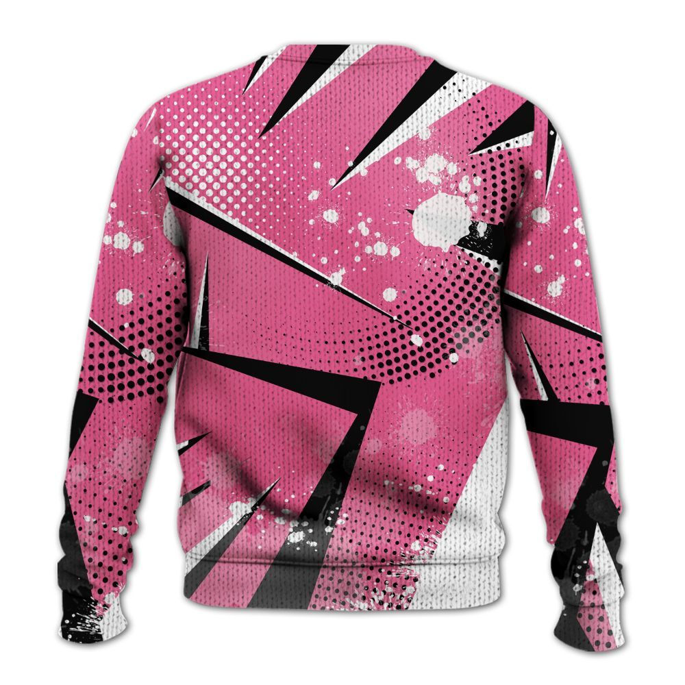 Knitted Sweater To Match Air Max SNDR Hyper Pink - Poly Trust No One Dripping