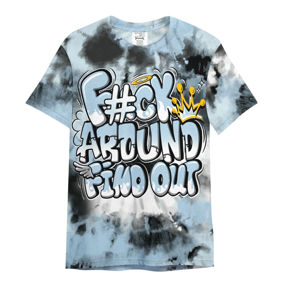 Shirt To Match Foamposite One Psychic Blue - FK Around Find Out All Over Print