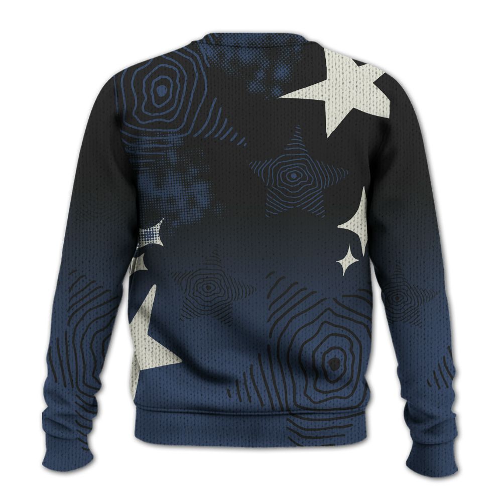 Knitted Sweater To Match Diffused Blue 3s - Sneakerz Girlz Unique Starz