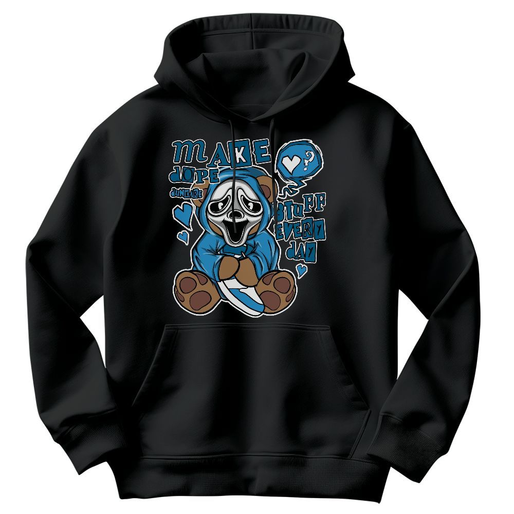Sweatshirt To Match Powder Blue 9s - Make Dopes Bear Graphic