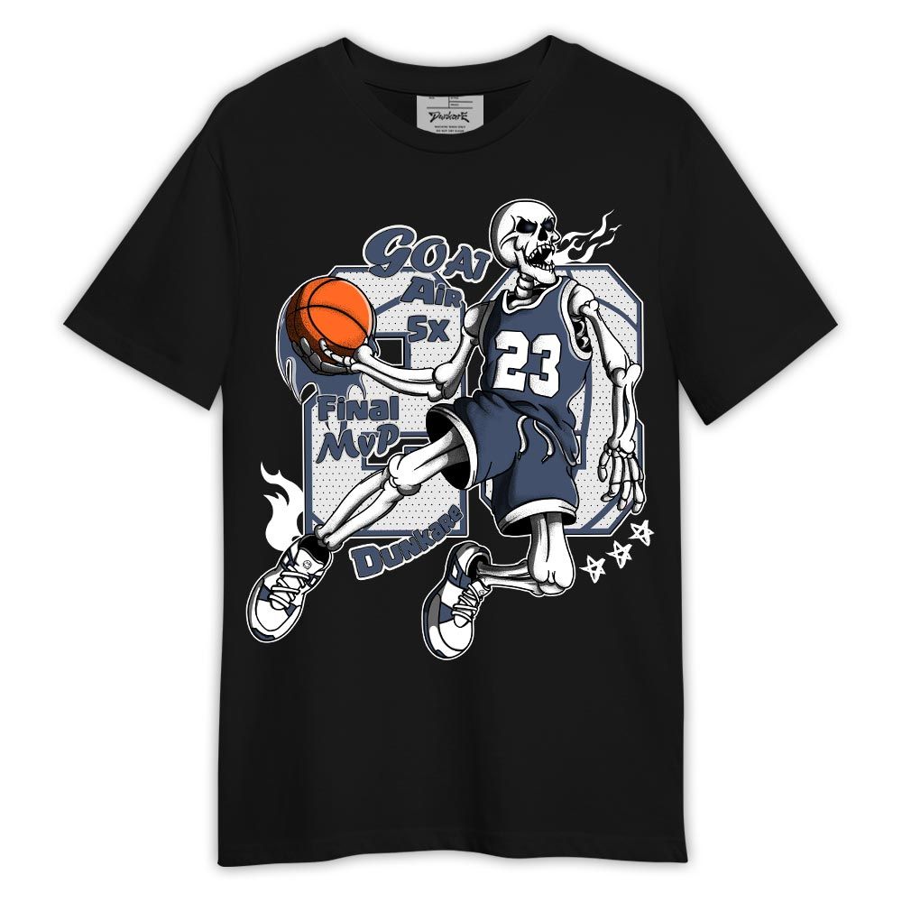 Shirt To Match Low Diffused Blue 11s - 23 G.O.A.T Basketball Shirt Outfit