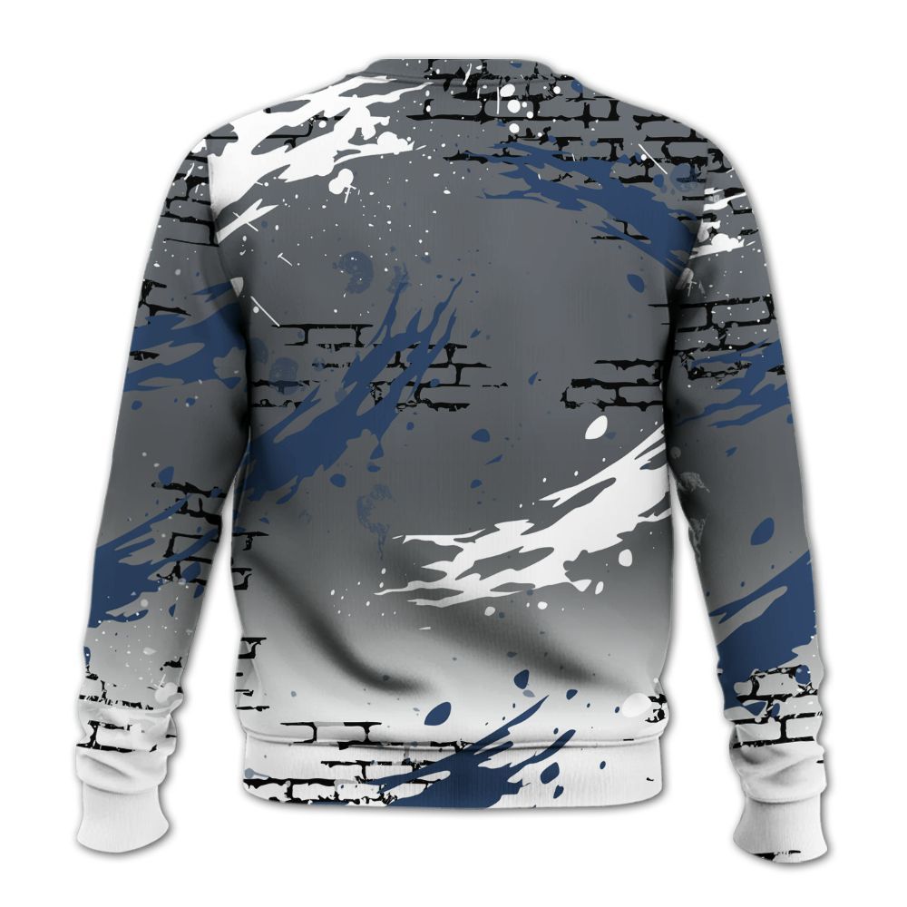 Sweatshirt To Match Flint Grey 9s - Values Of Loyalty Drip All Over Print