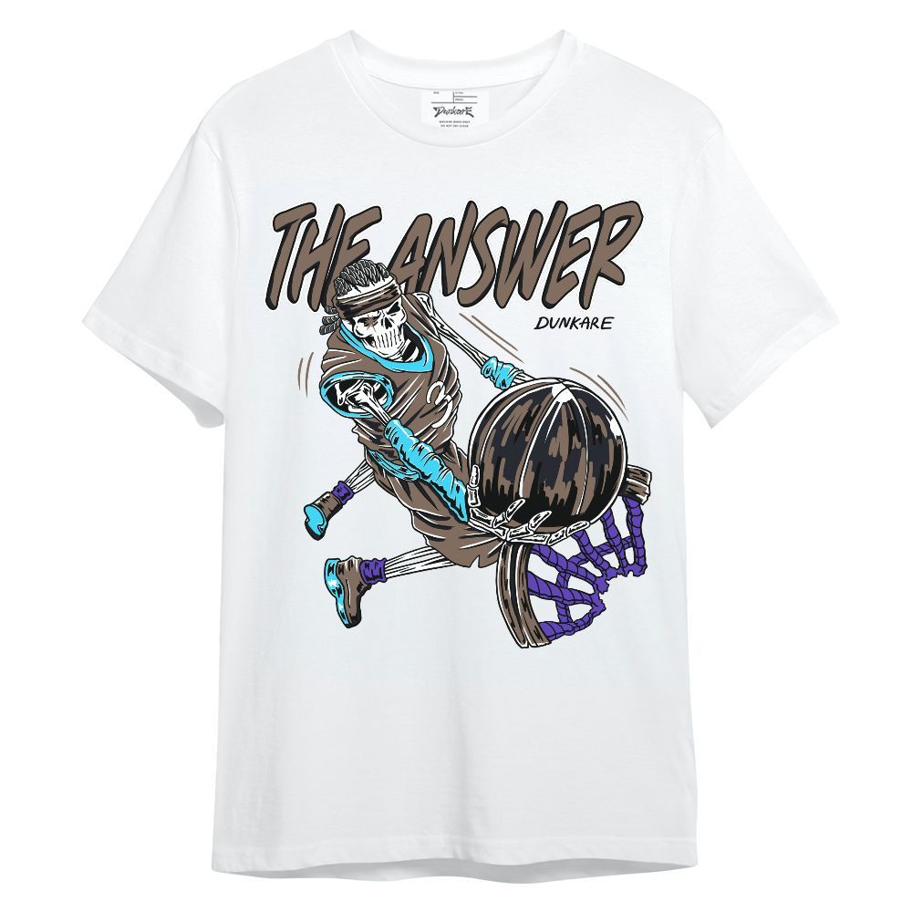 Shirt To Match Olive Concord 9s - The Answer Skeleton Unisex Shirt