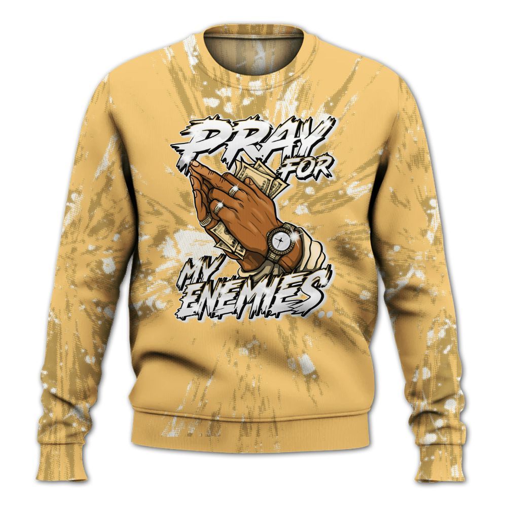 Sweatshirt To Match Craft Paris 6s - Prayed For Enemies Graphic Luxury All Over Print