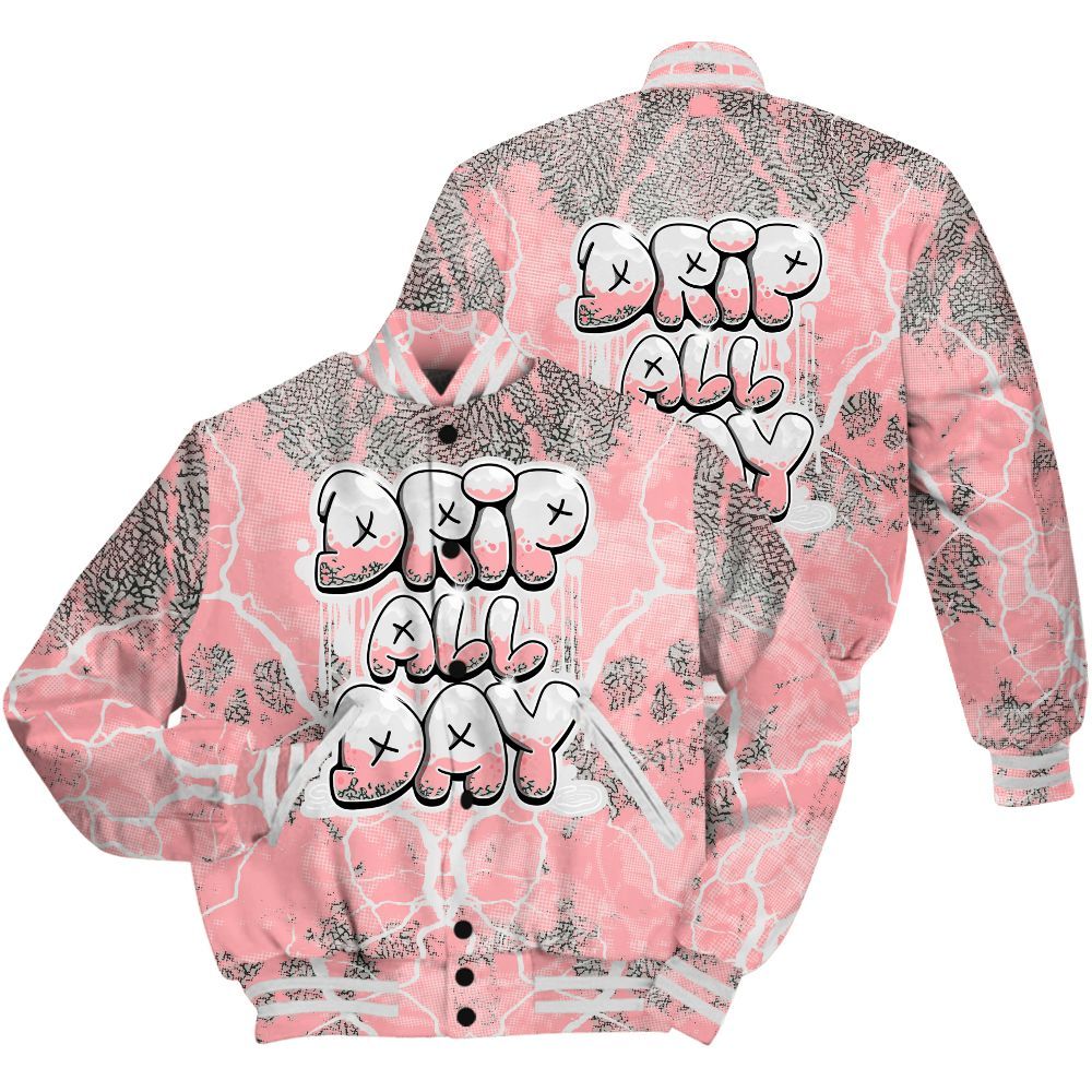 Varsity Jacket To Match Retro Wings 3s Shirt - DRIPPIN Days Graphic Halloween All Over Print