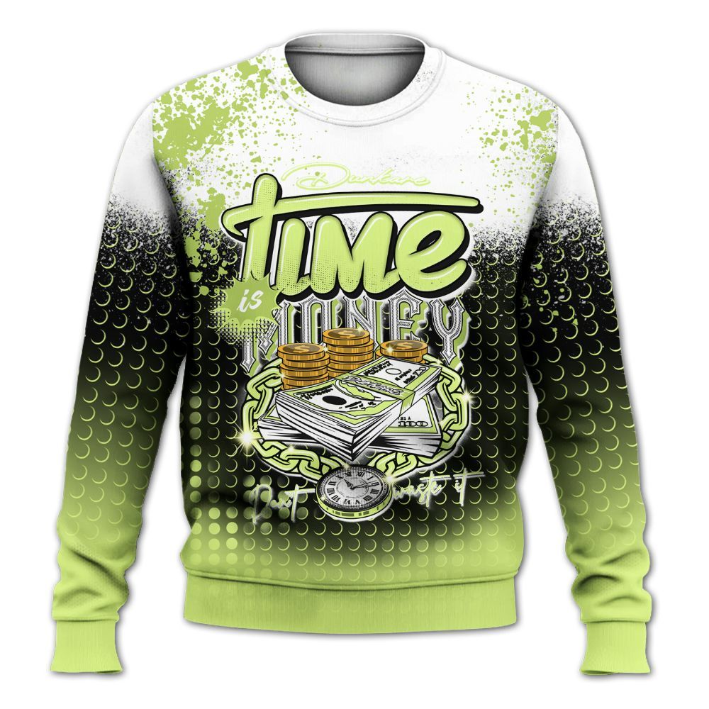 Sweatshirt To Match Air Max SNDR Volt - Halftone Time Is Money All Over Print