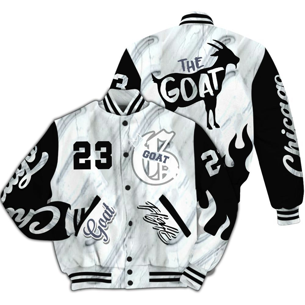 Varsity Jacket To Match Air Foamposite Jin Kazama - The G.O.A.T Flight Streetwear All Over Print